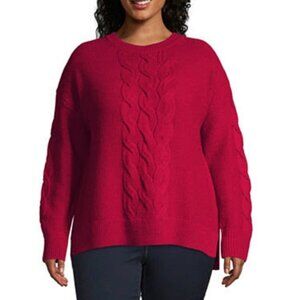 St. Johnsons Bay - Red Corded Sweater